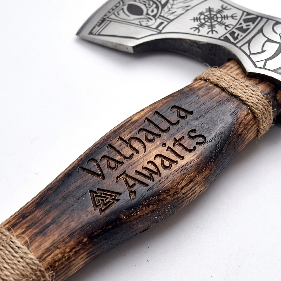 Axe with engraving cusom